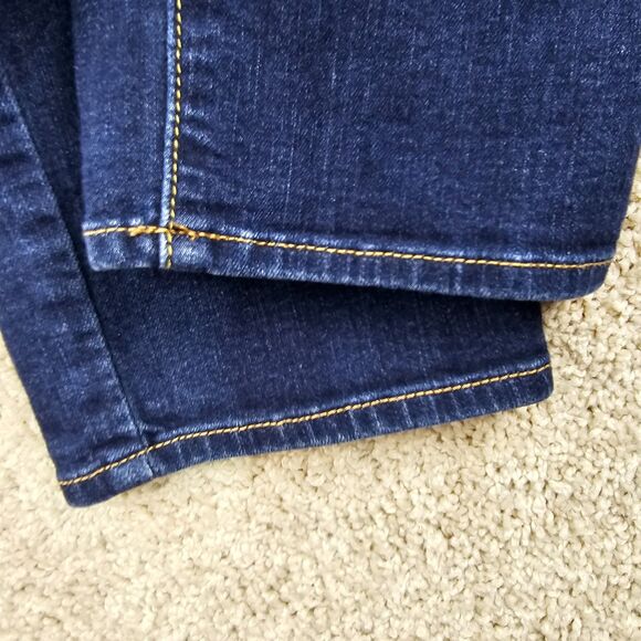 American Eagle Skinny Super Stretch Jeans Dark Wash Women's Size 12 Short - Picture 8 of 16